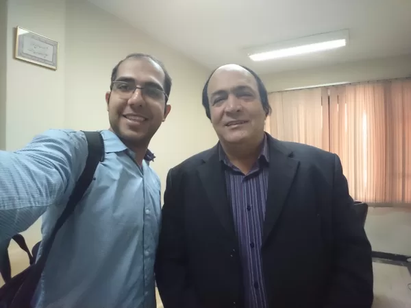 With my Professor, Prof. Dr. Shadizadeh